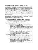 Cultura ambiental dentro de la organización