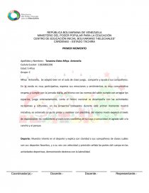 Modelo boletines nivel inicial. Página 1