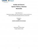 Visionado del debate a cuatro que se produjo el 13 de junio de 2016 en el marco de las Elecciones Generales