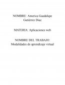 Recursos multimedia. Modalidades de aprendizaje virtual