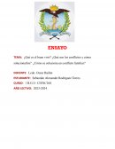 ¿Qué es el buen vivir? ¿Qué son los conflictos y cómo solucionarlos? ¿Cómo se soluciona un conflicto familiar?