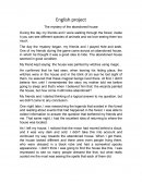 Cuento en Inglés. The mystery of the abandoned house