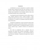 Fundamentos de la planificación. Aplicación de las Herramientas de la Planificación