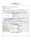 Carta de oferta económica