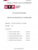 Circuito con resistencia y condensador