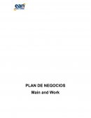 Plan de negocios Main and Work