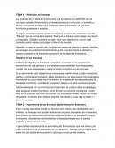 Información Financiera. Objetivo de las finanzas