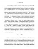 Augusto Comte. Círculo de Viena