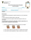 Evaluación problemas de multiplicación