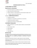 Secuencia didáctica título: ¿Cuánto miden las cosas?