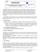 Manipulación de máquinas y equipos para mantenimiento y/o limpieza