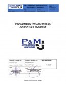 Manejo de accidentes e incidentes