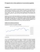 El impacto de la crisis sanitaria en la economía española