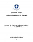 Identificación de Patrones y Tendencias en los datos NEM 1990-2021