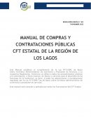 Manual de compras y contrataciones públicas CFT estatal de la región de los Lagos