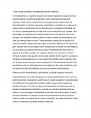 4 tipos de personalidad y temperamento (Primer resumen)