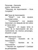 Ficha de juegos . Personaje - Oponente, policía - delincuente