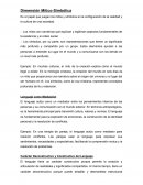 Dimensiones del lenguaje