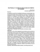 Teletrabajo y su impacto psicológico en tiempos de pandemía