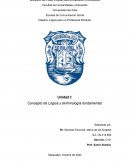Concepto de lógica y terminología fundamental