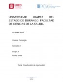 Construcción de Argumentos