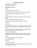 Planificación diagnóstico 6º