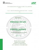 Elaboración de fideos caseros