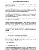 Glosas Educación física