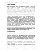 Discusión diagnóstica de síndrome purpúricos hemorrágico