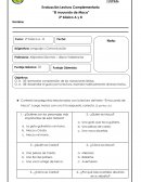 Evaluación Lectura Complementaria El muuundo de Maca
