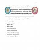 Mediciones de masa, volumen y densidad. Práctica