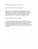 Trabajo inglés. Entrevista