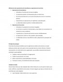 Diferencias entre operaciones de manufactura y operaciones de servicios