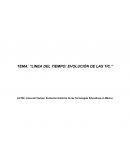 Linea del tiempo: Evolución de las TIC