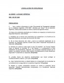 Legislación en seguridad