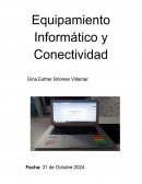 Equipamiento informático y conectividad