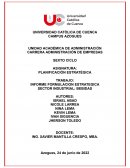 Informe Formulación estratégica Sector industrial: bebidas