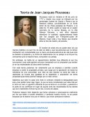 Teoría de Jean Jacques Rousseau