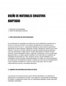 Diseño de materiales educativos adaptados