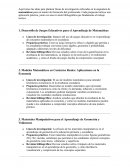 Desarrollo de Juegos Educativos para el Aprendizaje de Matemáticas