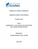 Aumentar la afluencia de pacientes del consultorio dental