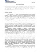 Ensayo Historia Moderna. Reforma Conciliar