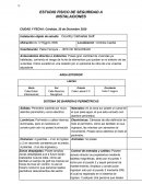 Estudio fisico de seguridad a instalaciones