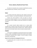 Teoría, método y filosofía de Paulo Freire