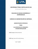 Estrategias de expansión e internacionalización