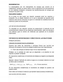 Bioenergética. Ley de acción de masas