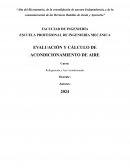 Cálculo de cargas térmicas