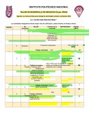 Taller de desarrollo de negocios