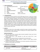 Plan de trabajo del dia saludable