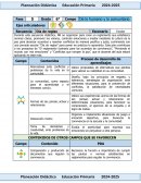 Secuencias didácticas. De lo humano y lo comunitario